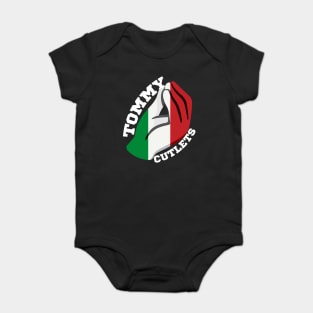 Tommy Cutlets Italian Hand, Italian Flag - 2 Baby Bodysuit